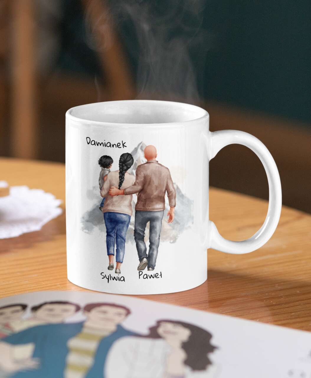 mockup-of-a-customizable-coffee-mug-placed-on-a-wooden-table-33199a
